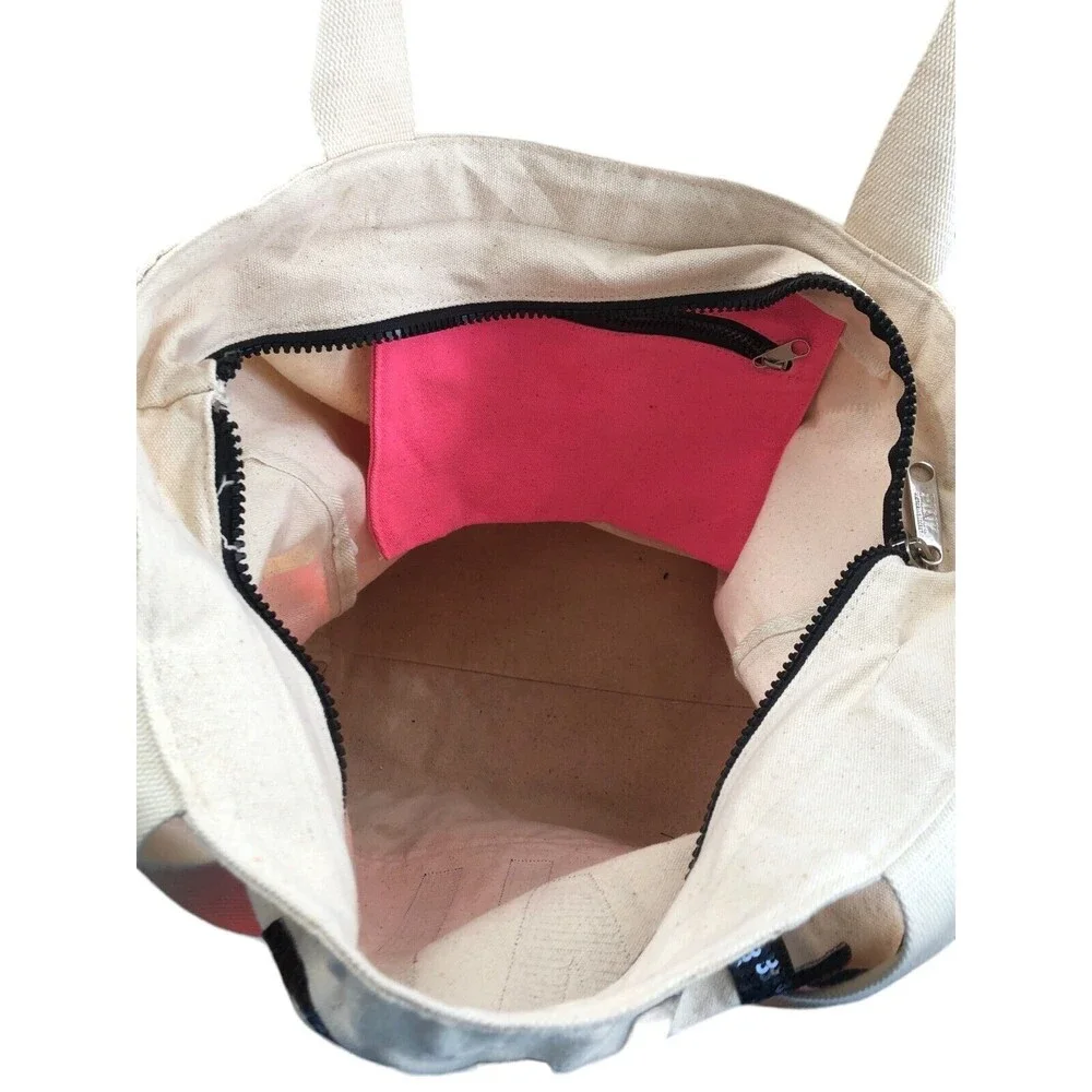Victoria's Secret Pink/Ivory Travel Weekender Sequined 